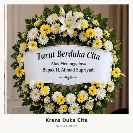 Krans Bunga Duka Aeon Mall Bsd